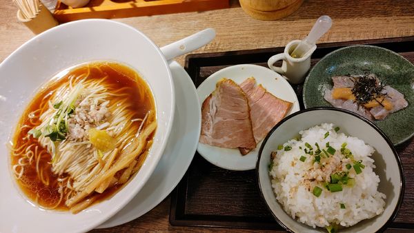 「鯛茶漬けセット淡麗(しょうゆ)・大盛 ￥1,260」@狐狸丸の写真