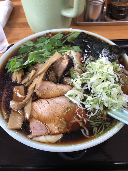 「チャーシューワンタン麺」@味の大西 高麗店の写真