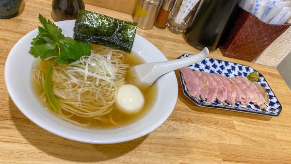 「鴨そば ¥1,000 煮玉子 ¥100」@中華そば You Leeの写真