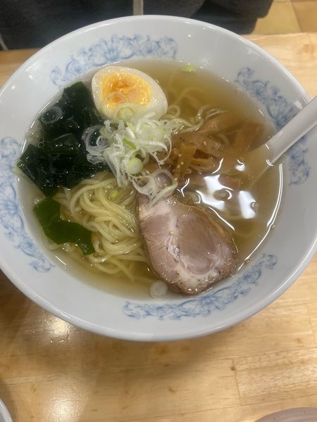 「塩ラーメン(500円)」@ぎょうざの満洲 本庄早稲田駅前店の写真