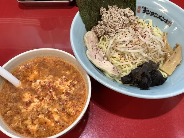 「つけタン　中辛　＋　挽肉」@元祖ニュータンタンメン本舗 町田店の写真