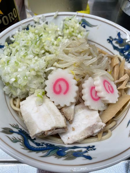 「油そば コマネギ」@中華そば みたかの写真