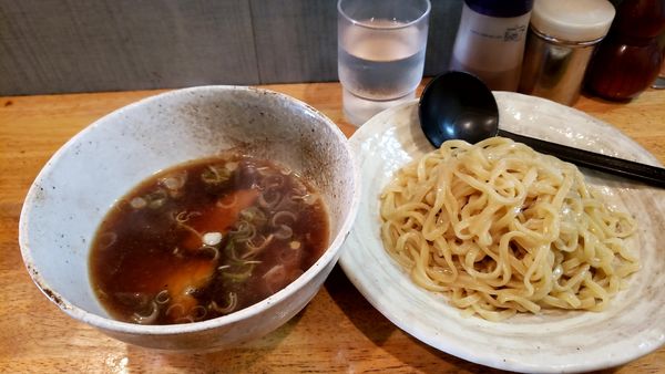 「醤油つけ麺」@つけめん・らーめん かもんの写真