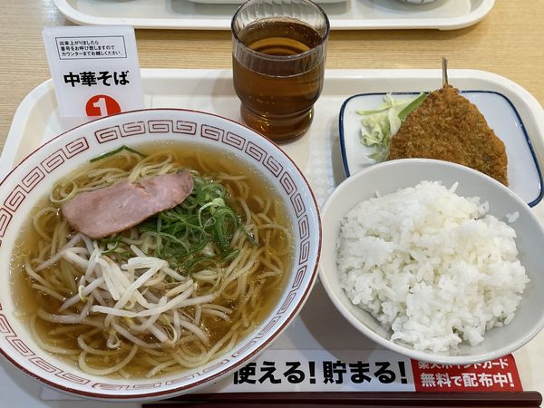 「中華そば　￥４００」@住道矢田食堂の写真