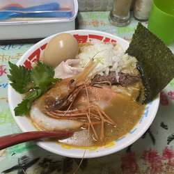 ボタン海老！金目鯛！牛ハラミ！1stアニバーサリーらーめん！