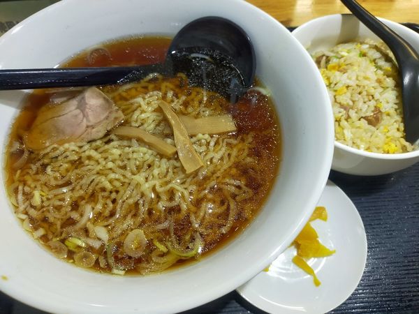 「らーめんセット」@ラーメン三吉の写真
