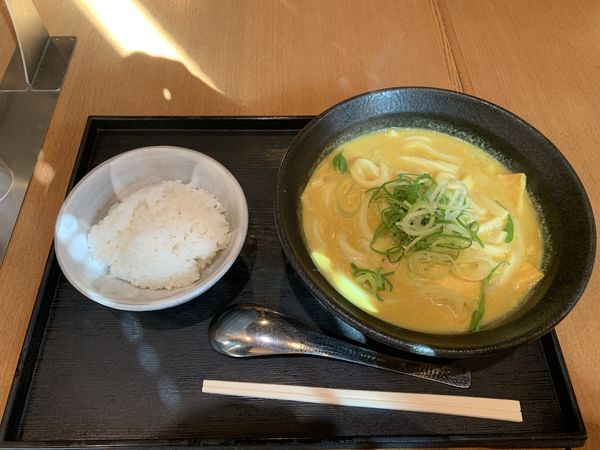 「千吉カレーうどん＋ご飯」@カレーうどん 千吉 津田沼店の写真