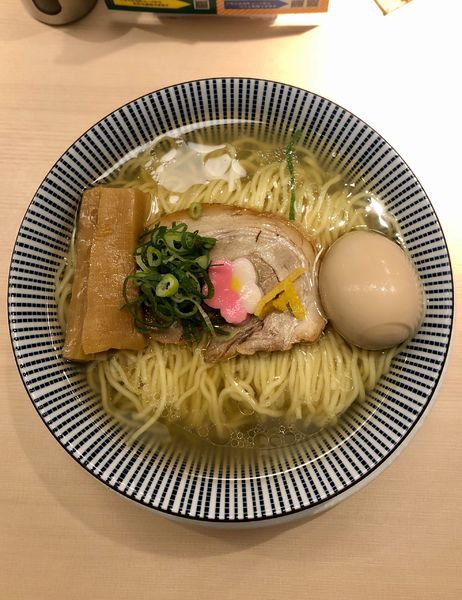 「鯛塩らぁ麺大盛味玉（1023+C）」@鯛塩そば 灯花 ルミネ荻窪店の写真