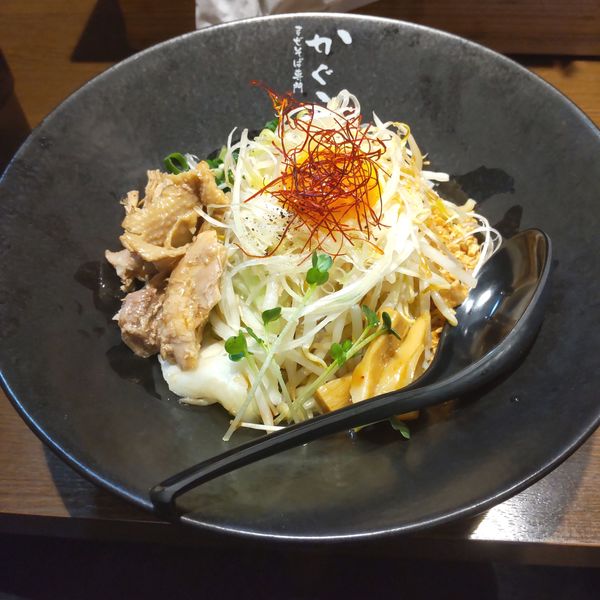 「まぜそば鯛・煮干し(¥800)」@麺や かぐら 蒲田店の写真