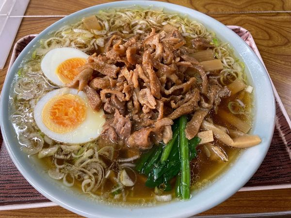 「メンマラーメン・とり皮」@さくらい食堂の写真