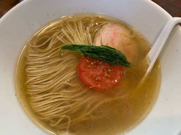 「ブルーズセット(白そば＋餃子＋ぞうすい飯)」@麺屋 ブルーズの写真