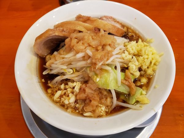 「ミニラーメン+豚マシ」@麺屋穴場の写真