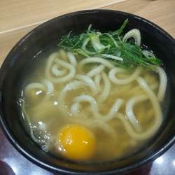 かけうどん＋生卵