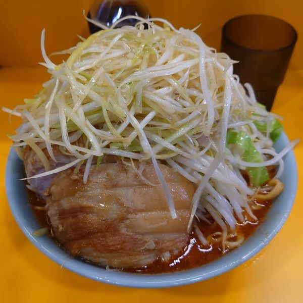「小ラーメン　辛い奴(2倍)　ねぎ」@ラーメン二郎 八王子野猿街道店2の写真