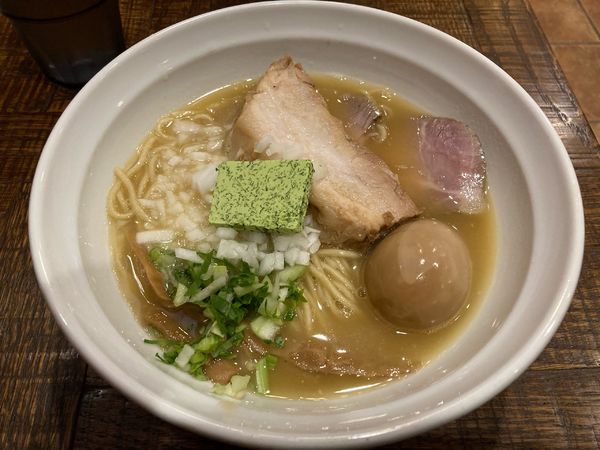 「鶏蕎麦・味玉」@七福軒の写真