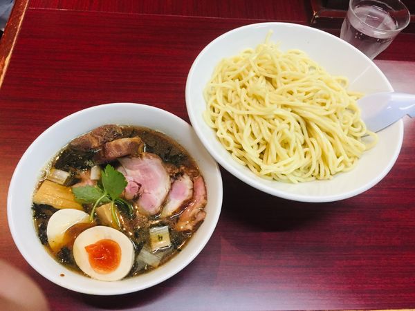 「【限定】特製鲹煮干しつけ麺【1140円】」@鶏こく中華 すず喜の写真