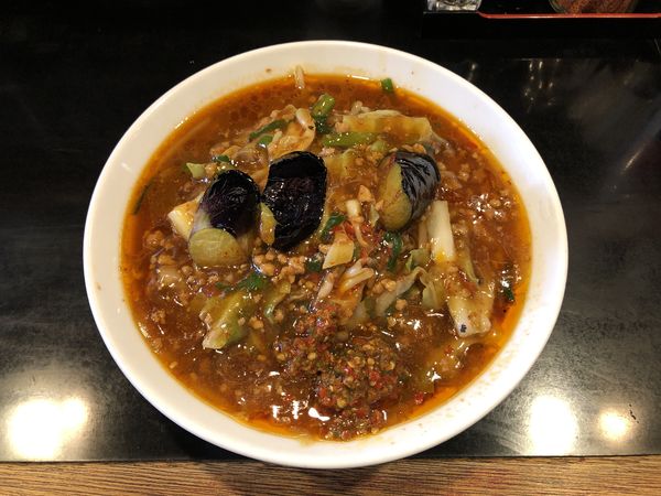 「極辛拉麺+野菜増し」@激辛拉麺 鷹の爪の写真