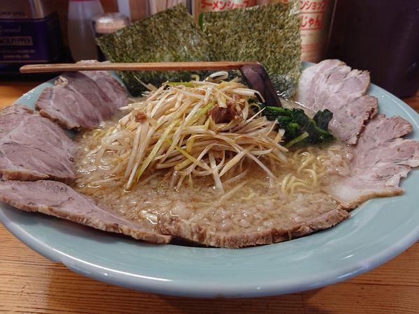 「ネギコテチャーシューメン」@ラーメンショップ 椿 上彦川戸店の写真