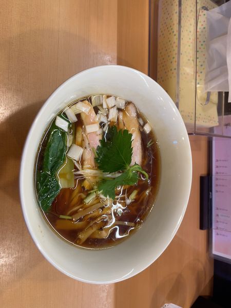 「醤油ラーメンと半チャーハン」@麺や 一峯の写真