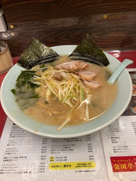 「ネギチャーシューメン　1100円」@ラーメンショップ幸手 金田亭の写真