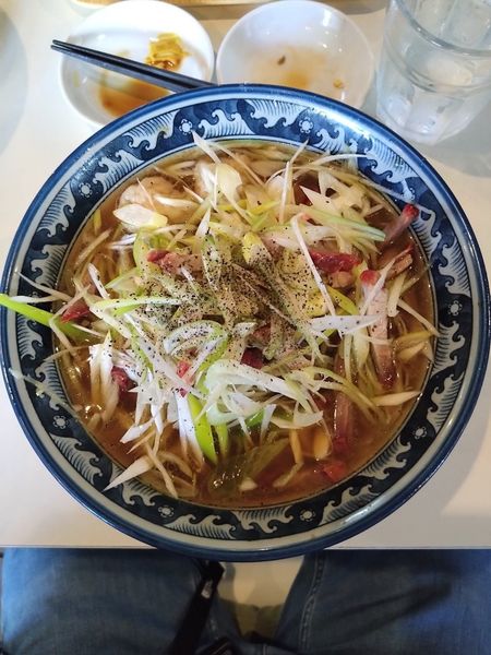 「長葱ワンタン麺」@ウミガメ食堂の写真
