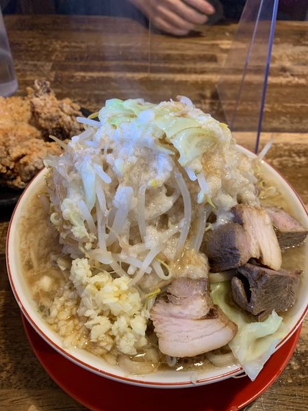 「たすろうラーメン　野菜マシ」@信州麺屋 きまはち商店の写真