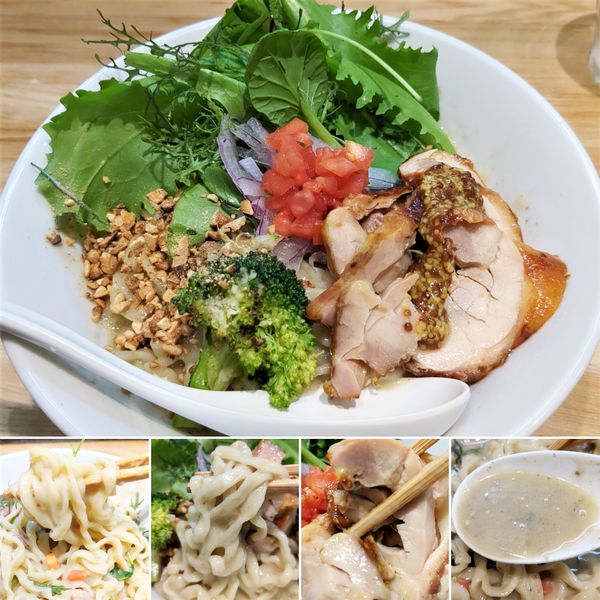 「ゴルゴンゾーラまぜそば(11/12限定)　1300円」@中華ソバ ビリケンの写真