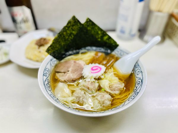 「わんたんめん 半炒飯set¥1180」@中華堂の写真