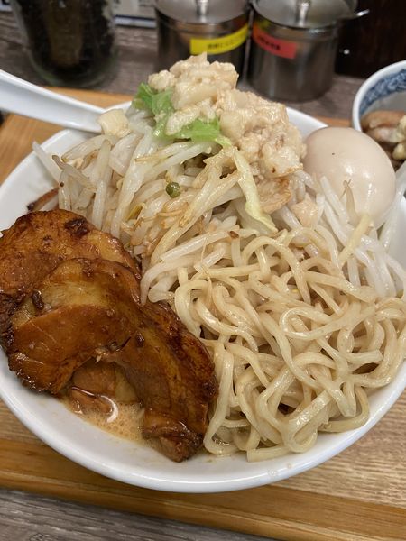 「限定 豚麺+唐揚丼 1000+380」@麺処 禅の写真