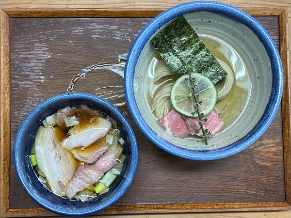 「昆布水つけめん醤油(並)」@YOKOKURA STOREHOUSEの写真