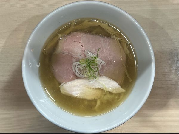 「塩中華そば」@手揉み中華そば 中村の写真