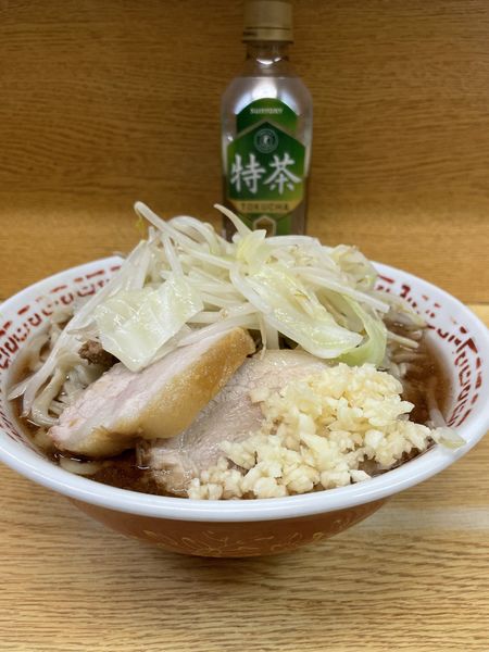 「小ラーメン（にんにく）¥790」@ラーメン二郎 環七新新代田店の写真
