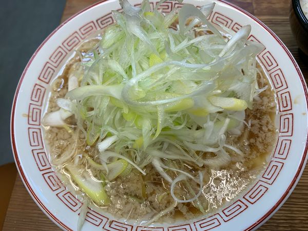 「背脂ネギ醤油ラーメン」@喜多方食堂 浅草本店の写真