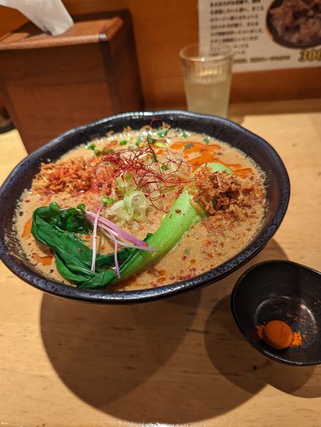 「五黄の虎坦々麺　中辛　ニンニクあり」@麺処 五黄の虎の写真