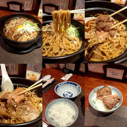 限定『月見葱叉焼 土鍋煮込そば(¥1000)』