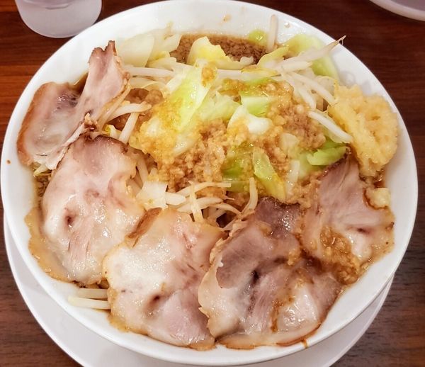 「【期間限定】にんにく背脂醤油ラーメン ９３５円」@ラーメン魁力屋 土浦店の写真