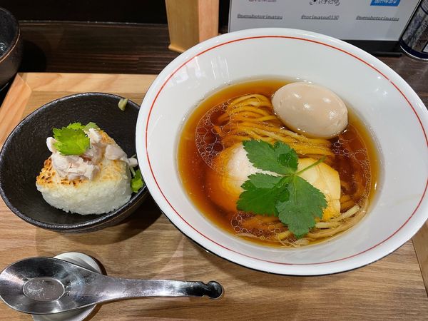 「鶏ラーメンセット」@麺匠 とり松の写真