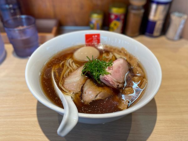 「特製煮干し中華そば¥1000」@煮干中華そば ハナアオイの写真