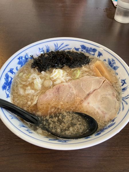 「背脂煮干中華　850円」@麺屋 むらさきの写真