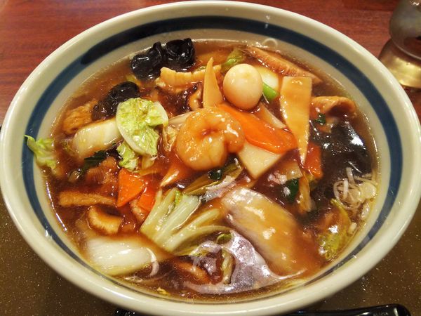 「五目うま煮めん」@三宝亭 長野安曇野店の写真