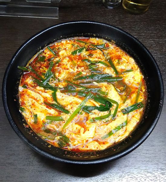 「辛麺 850円」@麺屋つつみ 中央町店の写真