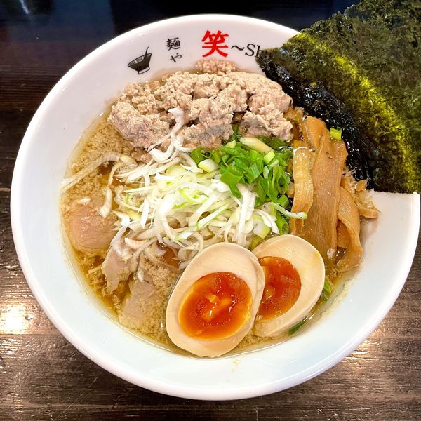 「＜期間限定＞ 鴨ら〜めん ￥880」@麺や 笑 ～Sho～の写真