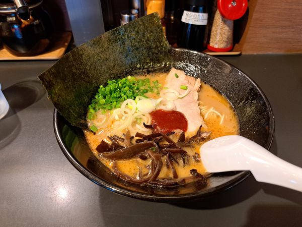 「かく」@茨城豚骨 とんこつ家 高菜の写真