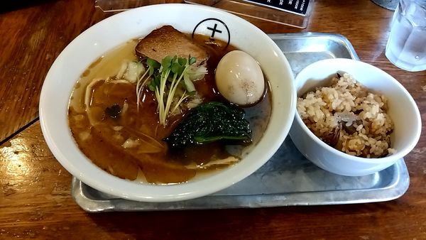 「味玉そば（塩）（８５０円）」@十八製麺の写真