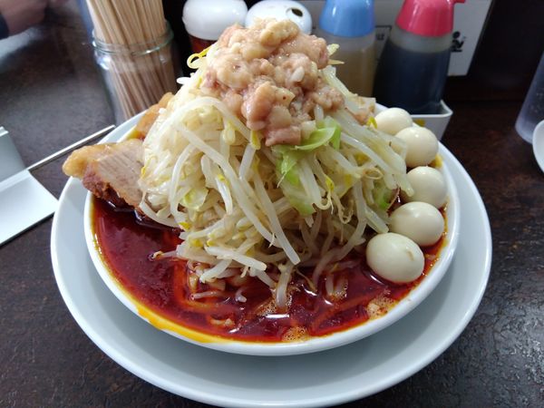 「あかいらーめん＋うずら」@ぶたけん。の写真