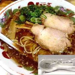 あっさりラーメン並 (0円，天下一品祭りクーポン利用)