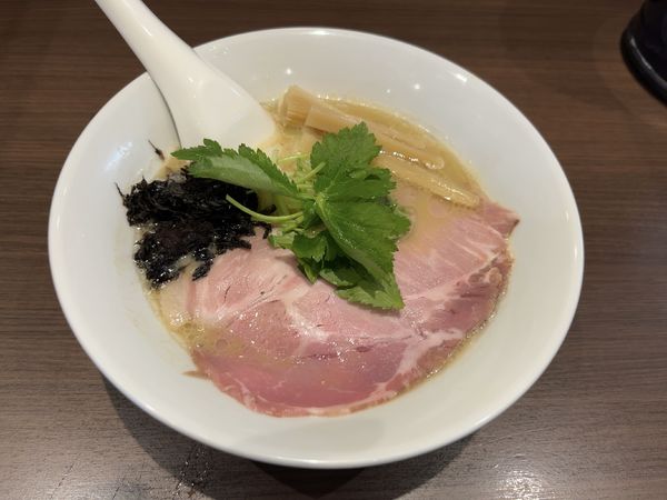 「【限定】濃厚牡蠣そば」@寿製麺よしかわ 坂戸店の写真