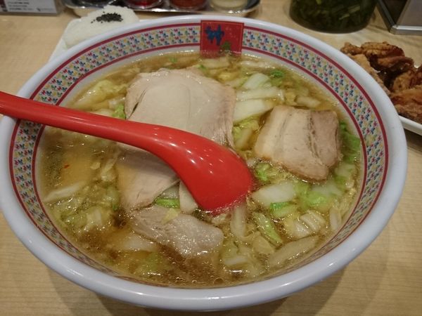 「おいしいラーメン からあげ」@どうとんぼり神座 渋谷店の写真