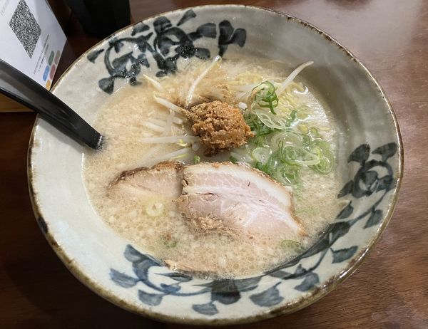 「あごだし白湯らぁめん(こってり)」@麺家 ひばりの写真