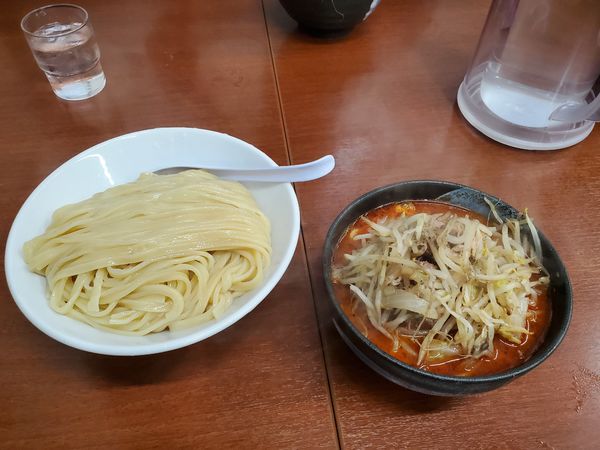 「激辛味噌野菜つけ麺」@ラーメン ひかりの写真
